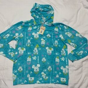 New RSVLTS Disney Island Smilin’ (Mickey Tiki) Hoodie Men’s L